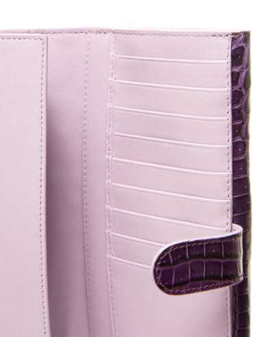 Luxuriöses Damen-Portemonnaie aus Krokodilleder...