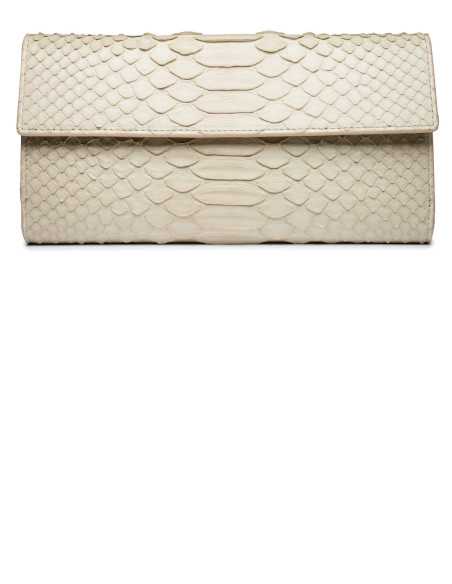 Sophisticated Women's Python Leather Wallet – Luxury & Versatility