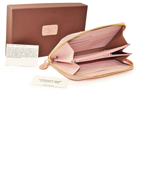 Women's Genuine Python Leather Zip Wallet – Luxury & Custom Made