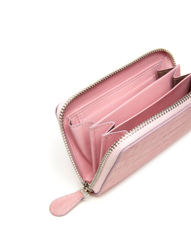 Cartera de Mujer Slim de Lujo con Cremallera en...