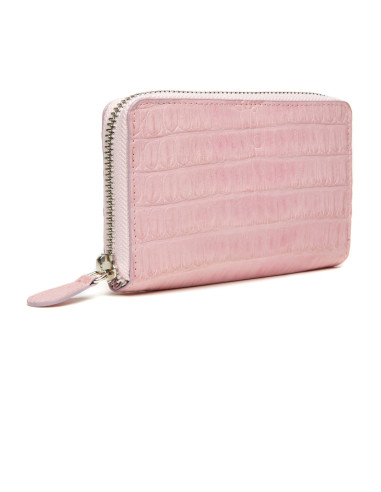 Portefeuille Femme Luxe Slim avec Zip en Cuir...