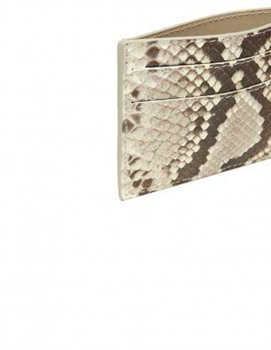 Snakeskin Credit Card Case Diamond Pattern