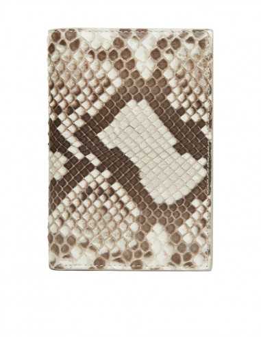 Men's Diamond Python Vertical Wallet