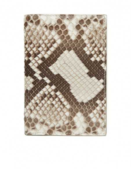 Men's Diamond Python Vertical Wallet