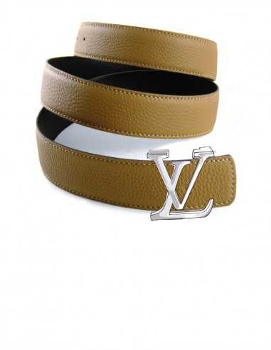Textured or Pebbled Calf Belt Strap for LV Buckles