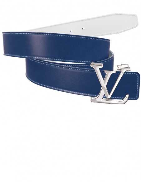 Cinturón Reversible de CUERO SUAVE para hebillas desmontables LOUIS VUITTON