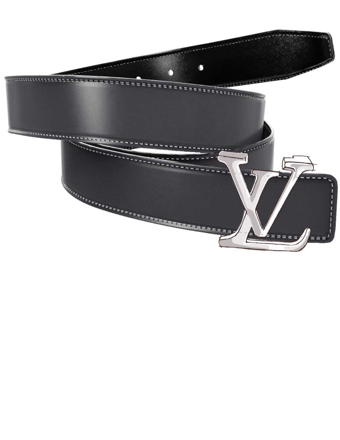 SMOOTH Belt Strap for LOUIS VUITTON Signature Detachable Buckles