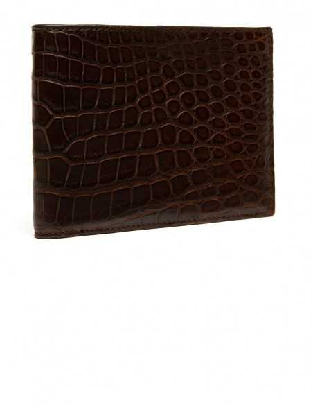 Men's Alligator Bifold Horizontal Wallet