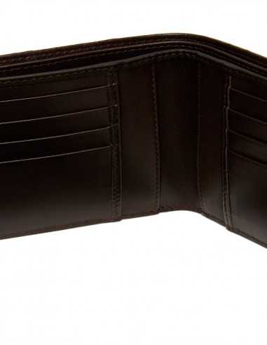 Men's Alligator Bifold Horizontal Wallet Interior Layout