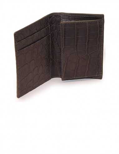 Business Card Holder made of Genuine Alligator