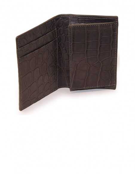 Business Card Holder made of Genuine Alligator