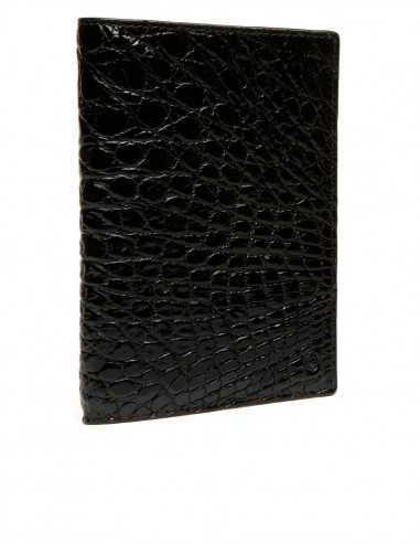 Executive Alligator Passport Holder with 3 Credit Card Pockets