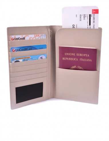 Snakeskin Travel Wallet Interior Organization