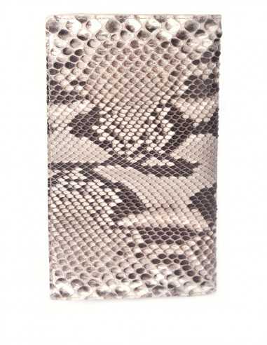 Travel Wallet made of Snake Skin Rock Python