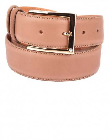Full Grain Smooth Box Leather Classic Men's Belt