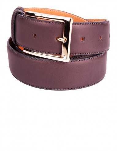 Brown Box Calfskin Classic Men's Belt