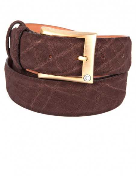 Elephant Leather Men's Belt, Genuine Elephant Leather