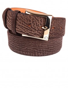 Shark Leather Men's Belt, Genuine Shark Leather