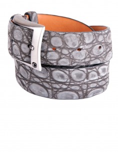 Executive Nubuck Alligator Men's Belt 2