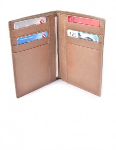 Vertical Hippo Wallet Box Calfskin Lining