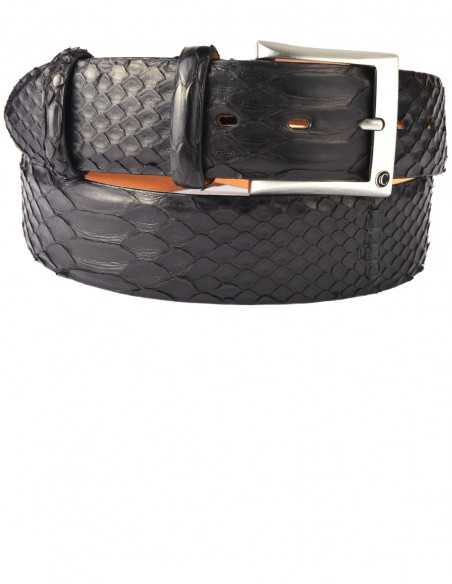 Ceinture de sport pour homme en véritable python - Exotique et résistante