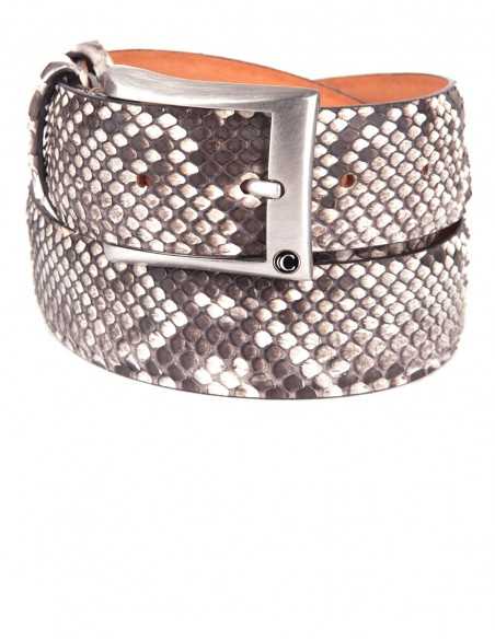 Cinturón de Hombre en Pitón Diamante - Exclusividad y Sofisticación