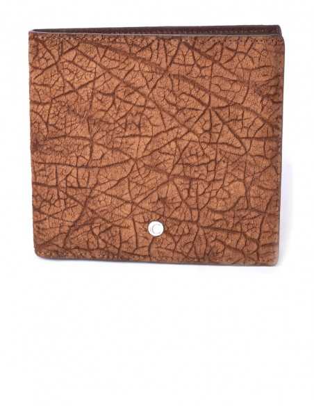 Herren Quadratisches Geldbörse aus Flusspferdleder