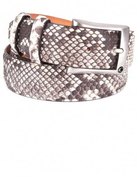 Cinturón de Hombre en Pitón Diamante - Exclusividad y Sofisticación