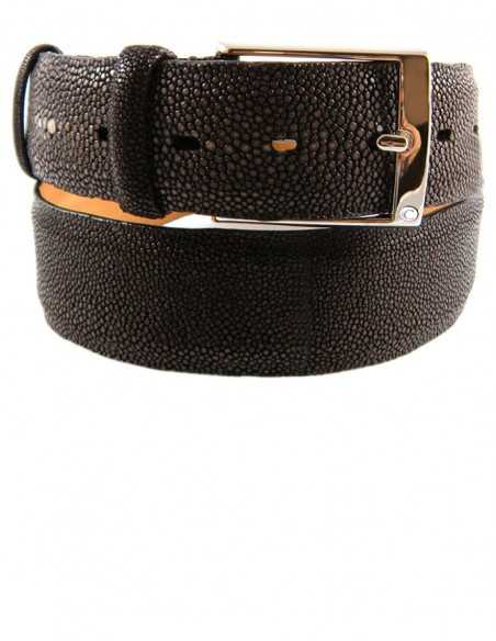 Ceinture en Cuir de Raie Rasée pour Homme