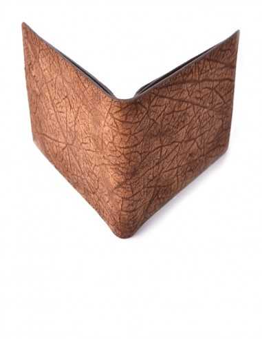 Genuine Hippo Skin Square Men's Wallet