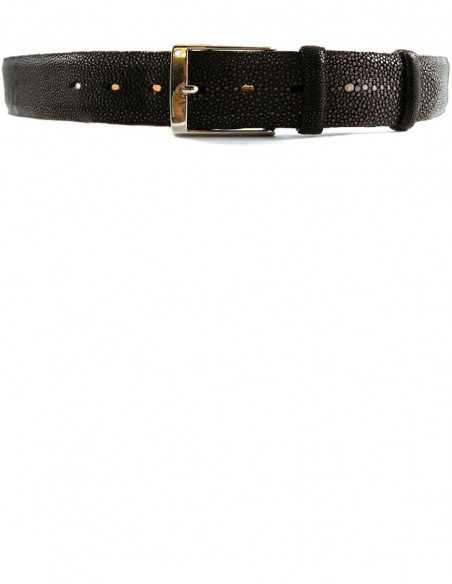 Ceinture en Cuir de Raie Rasée pour Homme
