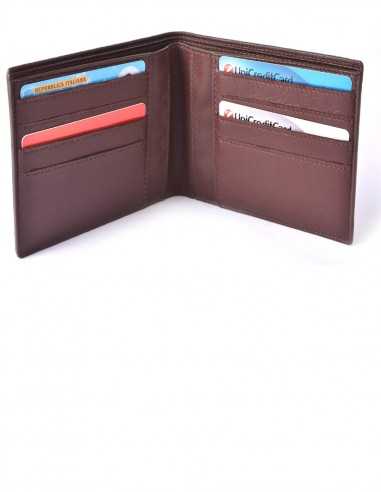 Herren Quadratisches Geldbörse aus Flusspferdleder