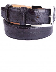 Dark Tan Alligator Formal Men's Belt 2