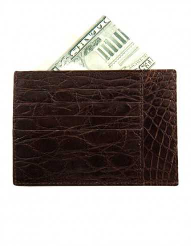 Matte Alligator Business Credit Card Case