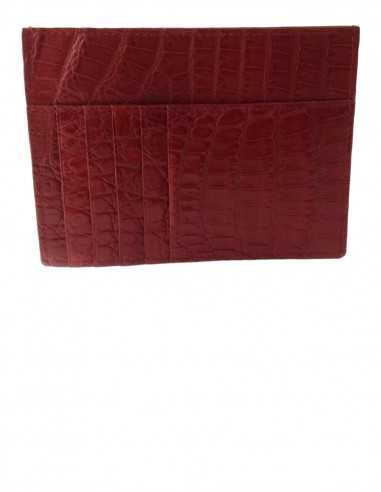 Matte Alligator Belly Smart Credit Card Case