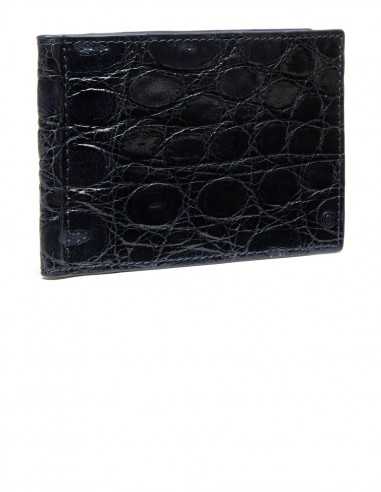 Alligator Flank Money Clip Wallet