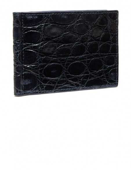 Alligator Flank Money Clip Wallet