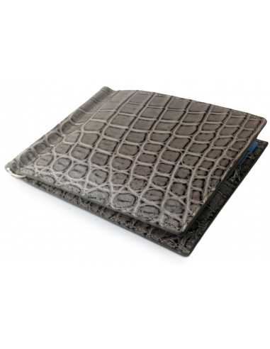 Alligator Belly Inside and Outside Money Clip Wallet