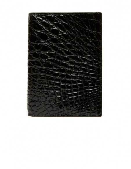 Men's Glossy Alligator Vertical Wallet