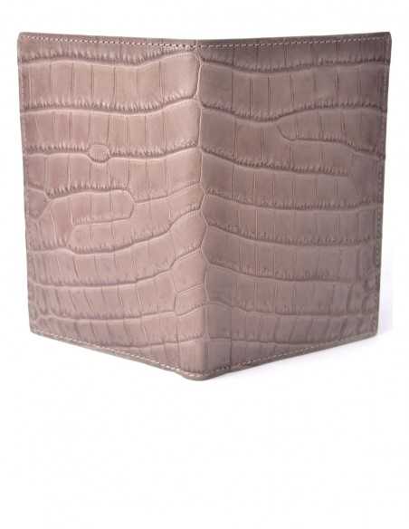 Matte Alligator Belly Long Wallet