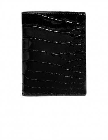 Men's Alligator Compact Vertical Wallet