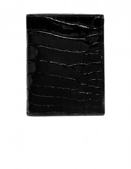 Men's Alligator Compact Vertical Wallet