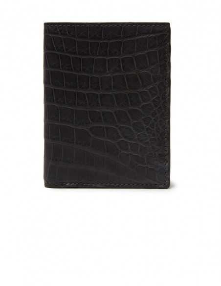 Men's Matte Alligator Compact Wallet