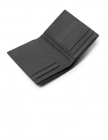 Compact Alligator Wallet Calfskin Lining