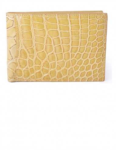 Matte Alligator Flank Skin Walet