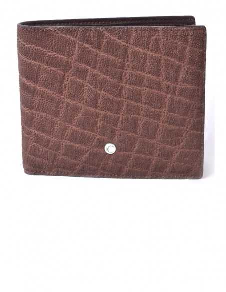 Men's Square Elephant BiFold Wallet