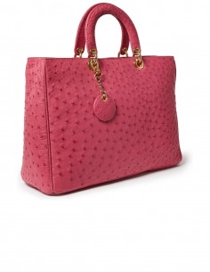 Jane Ostrich Padlock Women's Bag 2