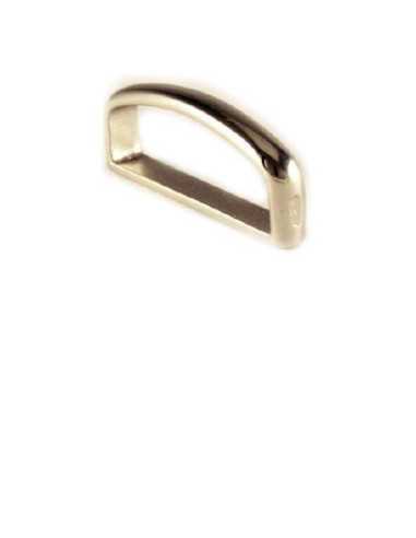 A1225/35 Passante tondo in argento per fibbie...