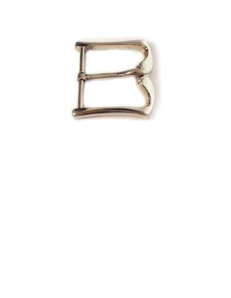 Fibbia in argento sterling 925 A3349/40 da 40MM con dettaglio a forma di cuore