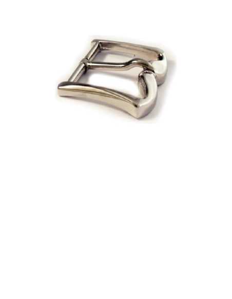 Fibbia in argento sterling 925 A3349/40 da 40MM con dettaglio a forma di cuore